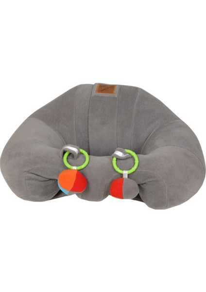 Çıngıraklı Gri Bebek Oturma Destek Minderi Büyük Boy Koruyucu Yastık - Gri Bebek Koltuğu fiyatları