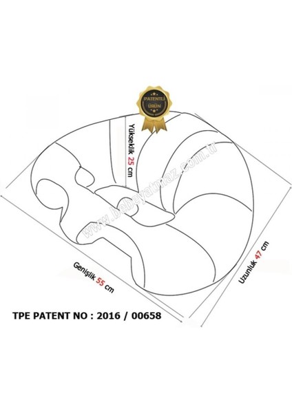 Çıngıraklı Gri Bebek Oturma Destek Minderi Büyük Boy Koruyucu Yastık - Gri Bebek Koltuğu modelleri