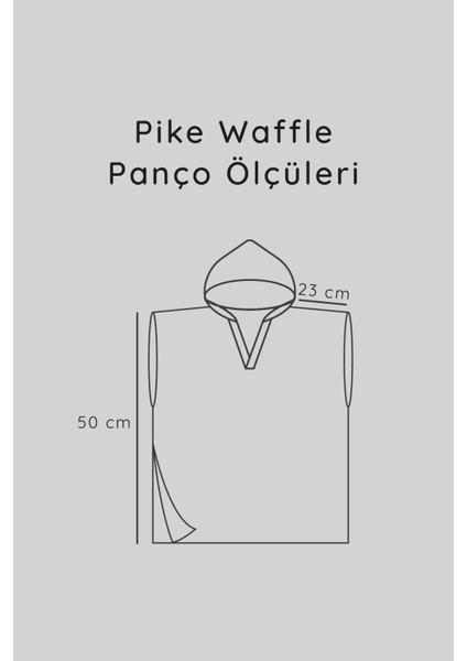 Pike Çocuk Panço & Bornoz Waffle Kumaş