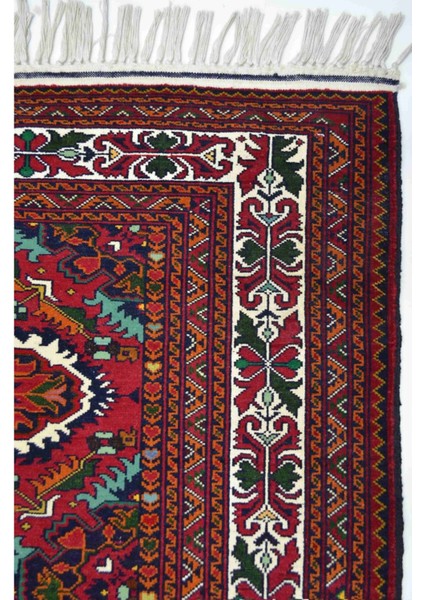 Afgan Bilicik Kaşmir Yünden El Dokuma Bordo Renk Halı 93 x 144 cm (1.34 M²) modelleri