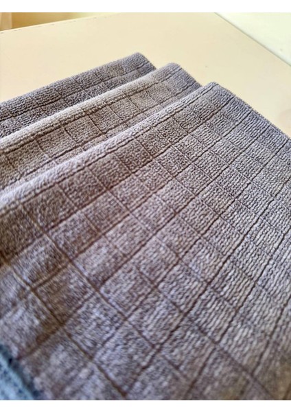 20 Adet Genel Temzilik Bezi Mikrofiber Kolay Sıkılan Kareli Bez "40X40"
