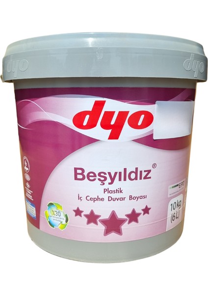 Beşyıldızplastikiçcepheduvarboyası