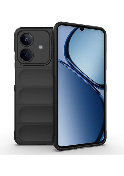 Realme Note 60 Uyumlu Kılıf Esnek Tpu Oyuklu Arka Yüzey Etnik Silikon Kapak