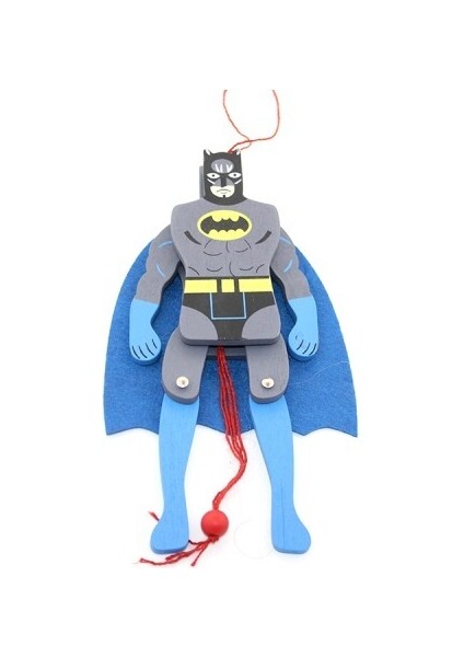 Ahşap Sallanan Batman Figürü
