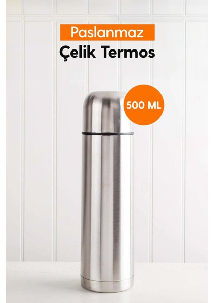 500 ml Paslanmaz Çelik Lüks Termos Vakumlu