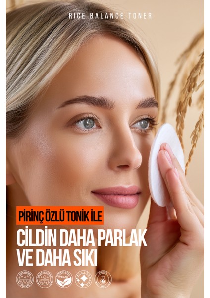 Rice Balance Toner Pirinç Özlü Nemlendirici Toner 200 ml modelleri