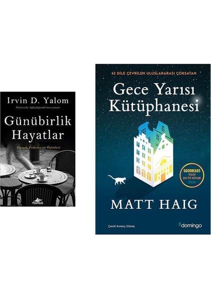 Gunubırlık Hayatlar + Gece Yarısı Kutuphanesı = 2 Set