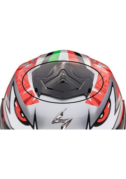 Scorpion Exo R1 Air Tepe Havalandırma Siyah