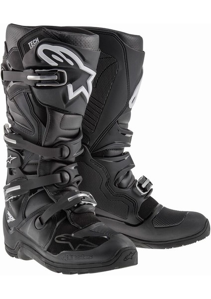 Tech 7 Enduro Motosiklet Botu Siyah