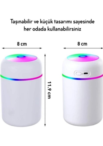 Oda Hava Nemlendirici Nem Makinesi Ev Araba Ofis Buhar Makinası Aroma Difizörü