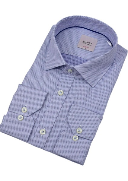 Erkek Slim Fitt Uzun Kol Gömlek 2381 BGL-ST04374