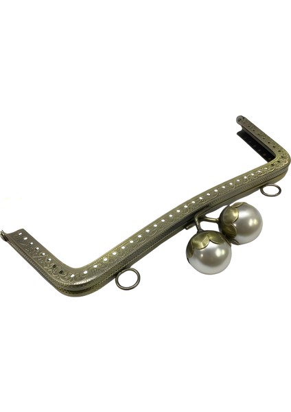 Incili Metal Çanta Sapı Bursu 16,5 cm M2