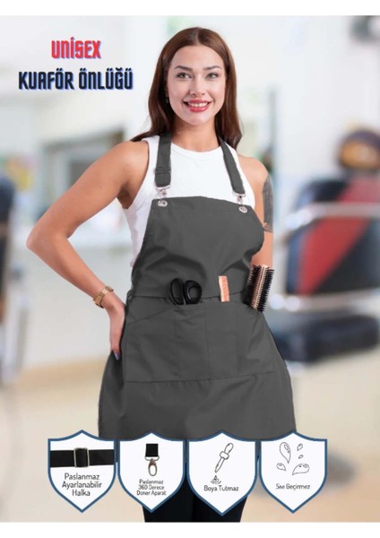 Boya ve Leke Tutmaz, Su Geçirmez Önlük, Master Chef Önlüğü, Çok Amaçlı Önlük, Kuaför Önlüğü, Mutfak Önlüğü, Aşçı Önlüğü