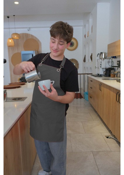 Boya ve Leke Tutmaz, Su Geçirmez Önlük, Master Chef Önlüğü, Çok Amaçlı Önlük, Kuaför Önlüğü, Mutfak Önlüğü, Aşçı Önlüğü