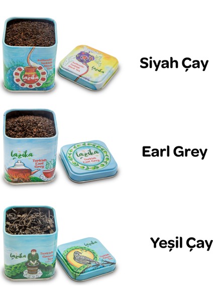 Geleneksel Türk Çayı Seti 90 gr