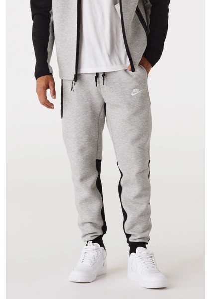 Sportwear Tech Fleece Trousers Grey Joggers Eşofman Altı Gri Siyah fırsatları