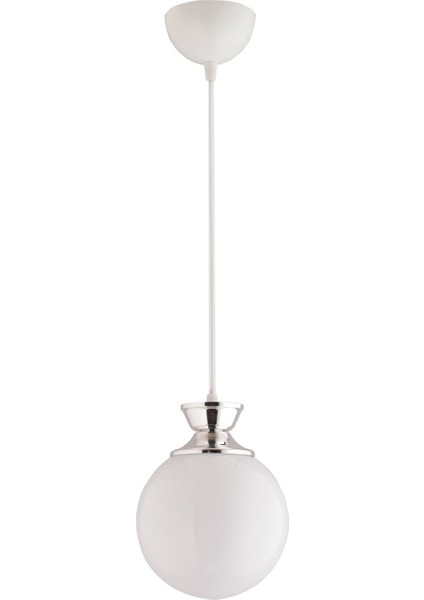 Dilara Beyaza Krom Detaylı Glop Camlı Aydınlatma fırsatları