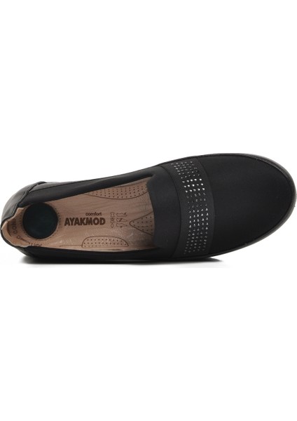 Siyah Kadın Düz Rahat Günlük Ayakkabı fırsatları