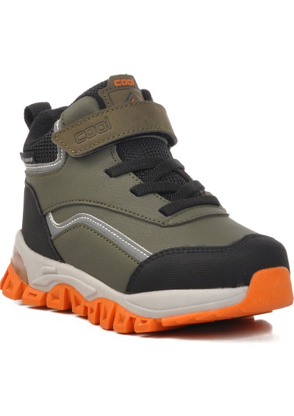 Haki Yeşil Cırtlı Unisex Çocuk Outdoor Bot