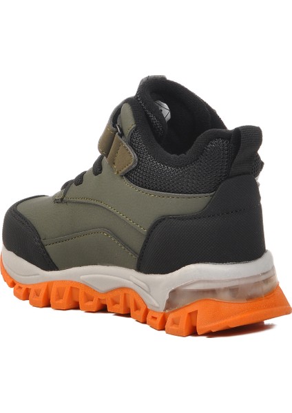 Haki Yeşil Cırtlı Unisex Çocuk Outdoor Bot