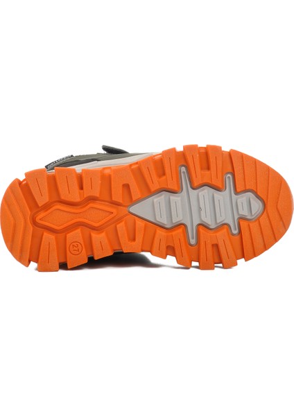 Haki Yeşil Cırtlı Unisex Çocuk Outdoor Bot
