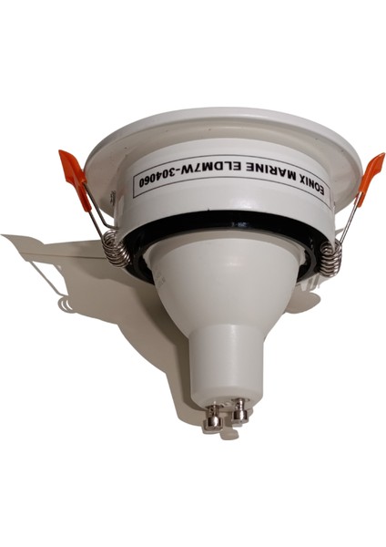 12v beyaz-siyah spot led – 95 mm, 4000k gün ışığı, gömme montaj fiyatları
