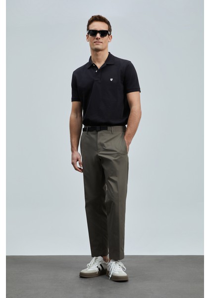 Logolu Pamuklu Comfort Fit Düğmeli Polo Yaka 2'li T Shirt Erkek T Shirt 111040206S2 fırsatları