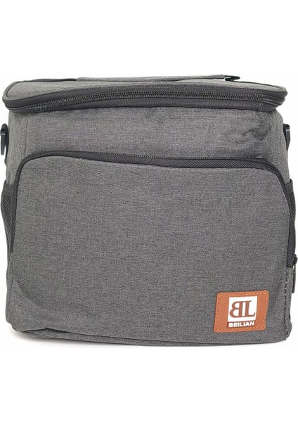 Siyah Çift Gözlü Yemek Çantası