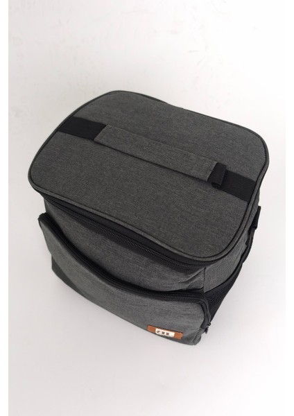 Siyah Çift Gözlü Yemek Çantası fırsatları