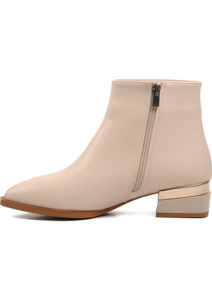 Krem Suni Deri Kadın Bot fiyatları