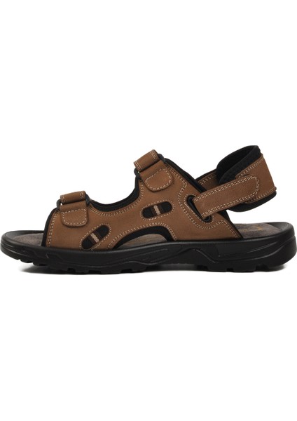 Kum Nubuk Deri Erkek Sandalet