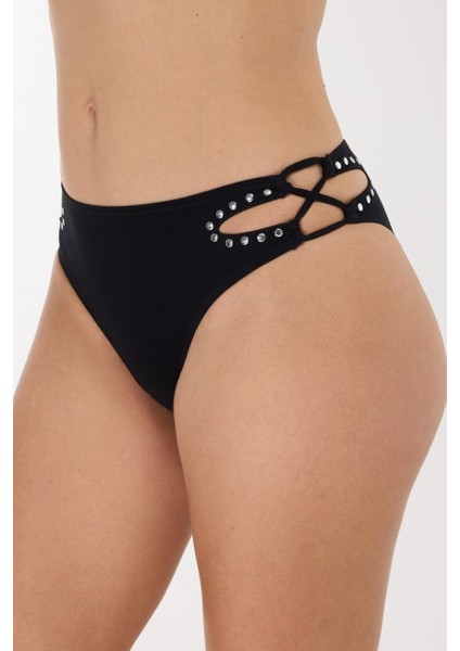 5707 Siyah Büstiyer Bikini Takımı