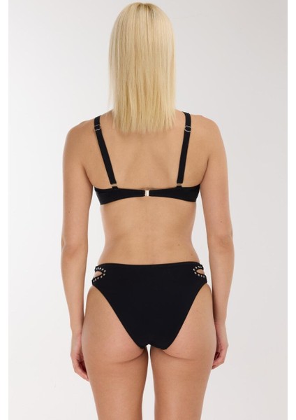 5707 Siyah Büstiyer Bikini Takımı