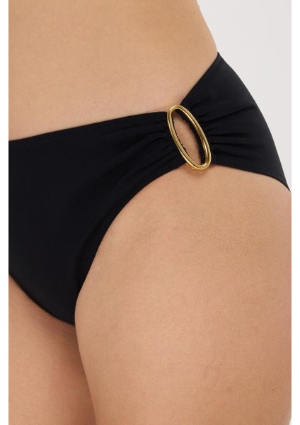 5709 Siyah Tek Omuz Bikini Takımı