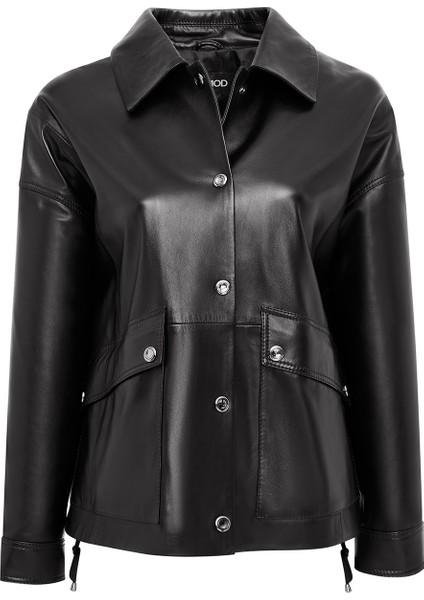 Susan Kadın Siyah Oversize Deri Ceket 24WGE52741M modelleri