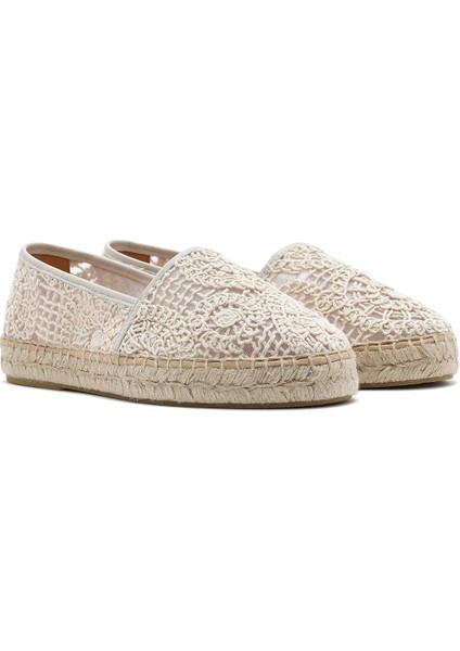 Kadın Bej Kumaş Espadril 25SFD45726F