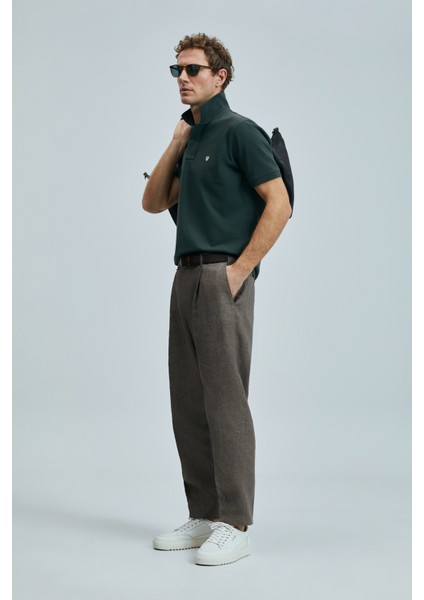 Logolu Pamuklu Comfort Fit Düğmeli Polo Yaka 2'li T Shirt Erkek T Shirt 111040206S2 indirimleri