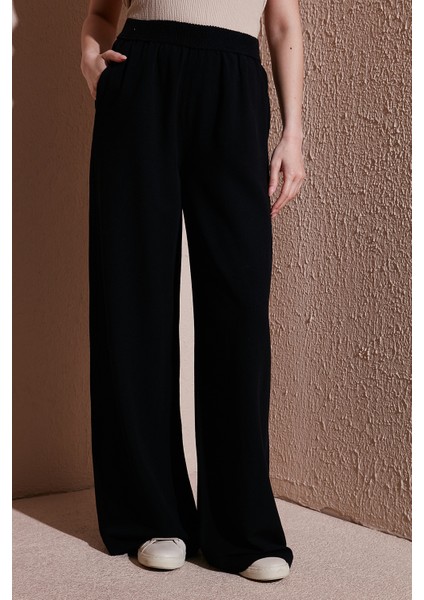 Wide Leg Yüksek Bel Geniş Paça Pantolon Bayan Pantolon 25Y0893K1 fiyatları