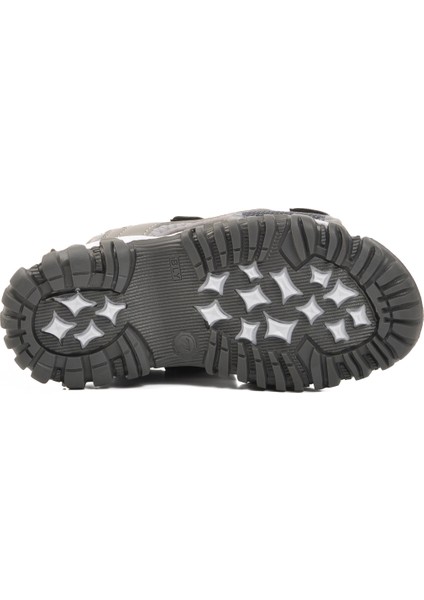 Gri Kamuflaj Erkek Çocuk Düz Sandalet fırsatları