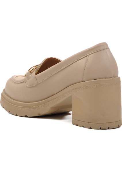 Bej Topuklu Kadın Casual Ayakkabı fırsatları