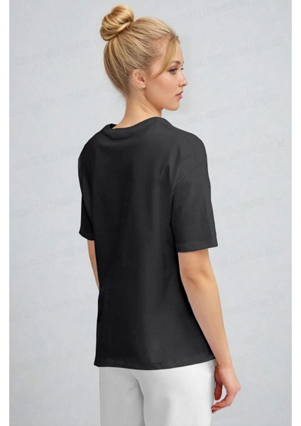 Kadın Füme Inspire Regular Fit Normal Kalıp T-Shirt modelleri