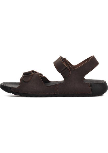 Kahve Erkek Düz Sandalet fiyatları