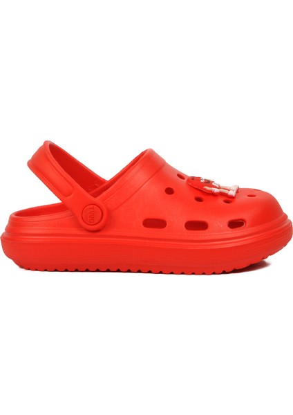 Kırmızı Unisex Sabo Çocuk Terlik