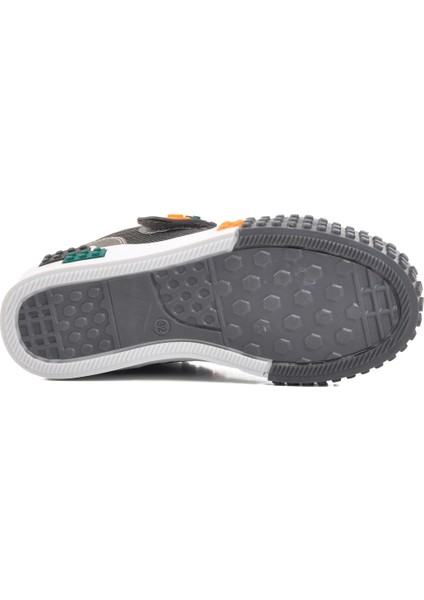 Gri Çocuk Uzun Boğazlı Hi Sneaker Spor Ayakkabı