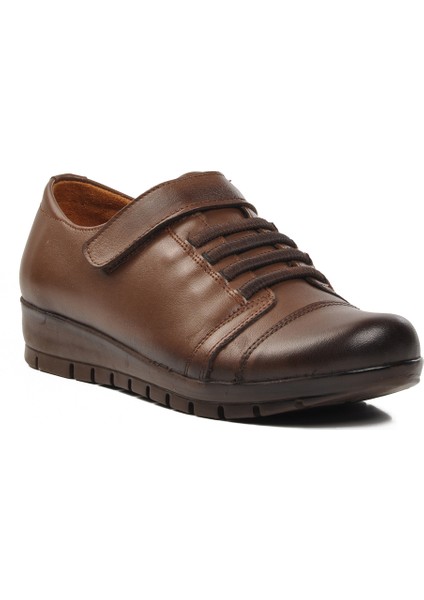 Ceviz Kahve Kadın Düz Rahat Günlük Ayakkabı modelleri