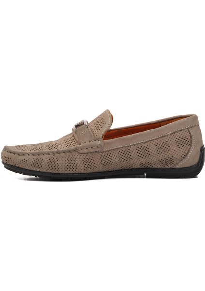 Bej Erkek Loafer Ayakkabı
