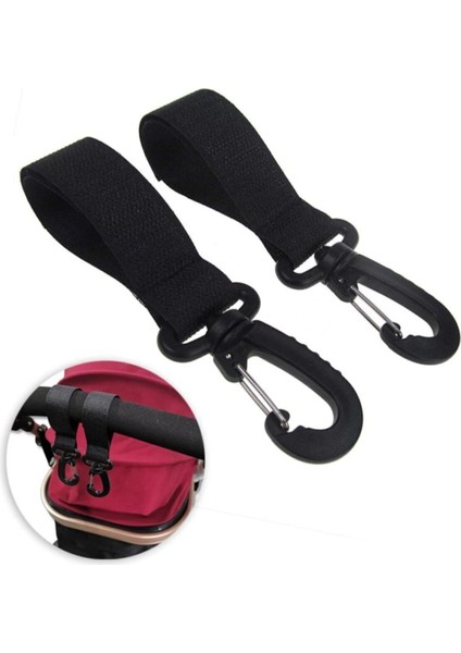 Bebek Arabası İçin Çanta Askı Aparatı - 2 Adet Kanca ile Kolay Kullanım modelleri