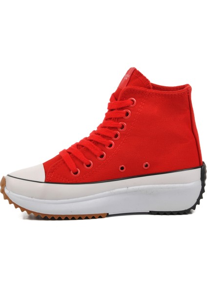 Kırmızı Hi Sneaker