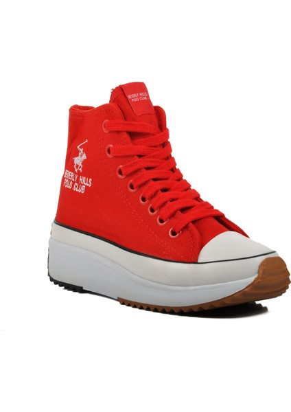 Kırmızı Hi Sneaker