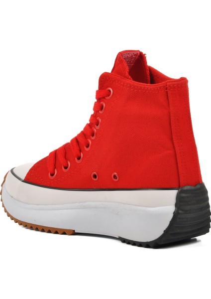 Kırmızı Hi Sneaker